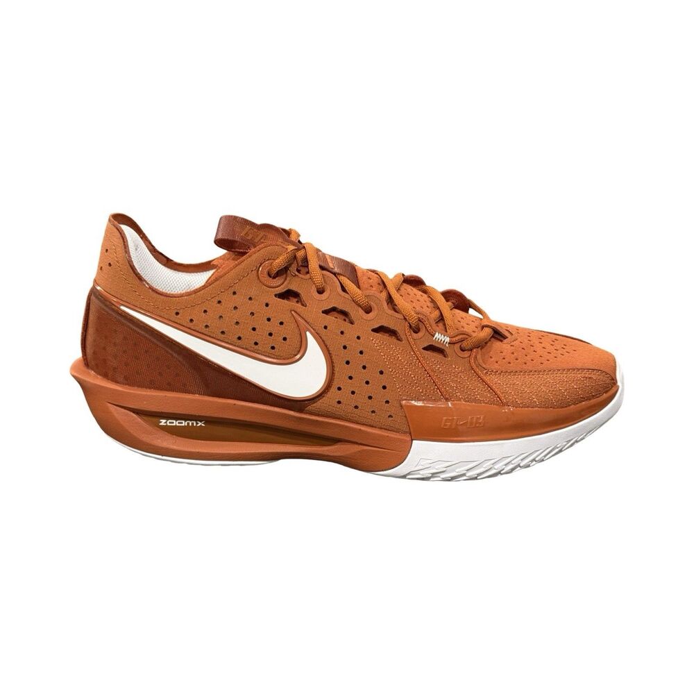 Size 11.5 Nike Air Zoom GT Cut 3 Promo TB Texas Longhorns Orange Men HJ7022-800